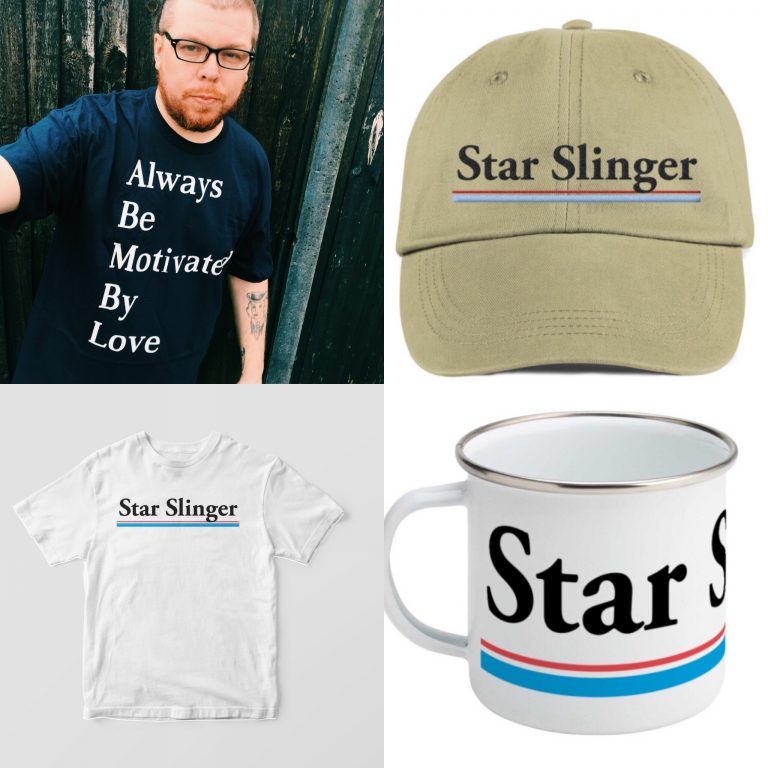 Star Slinger Merchandise 2019 Caps Embroidered Mug etc